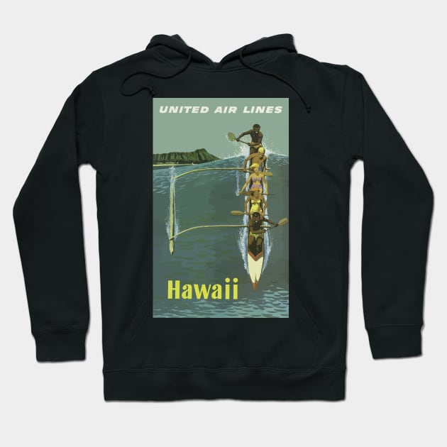 Vintage Travel - Hawaii Hoodie by Culturio